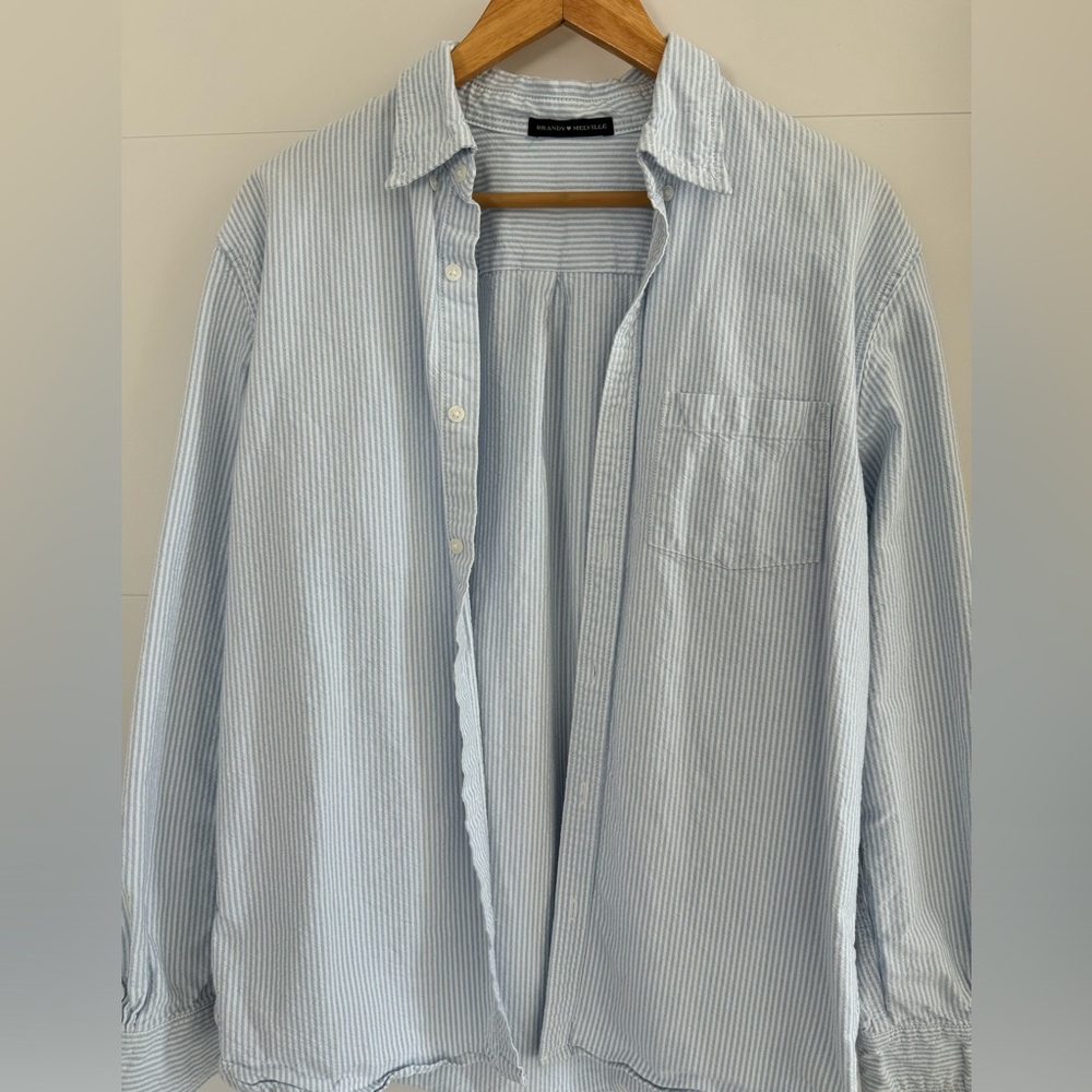 Brandy Melville blue shirt